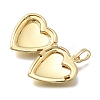 Valentine's Day Brass Heart Locket Pendants KK-D431-035E-G-2