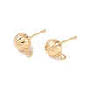 Brass Stud Earring Findings KK-R164-04B-G-1