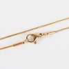 304 Stainless Steel Snake Chain Necklace Making X-STAS-P045-11G-1