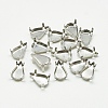 Non-Tarnish 201 Stainless Steel Sew on Prong Settings STAS-T032-07-6x10mm-1