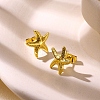 304 Stainless Steel Stud Earrings for Women LS-EJEW-Z092-01G-02-1