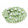 Transparent Resin Faceted Rhinestone Cabochons CRES-L013-A-09-1