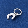 925 Sterling Silver Letter Charms STER-C012-01S-C-2