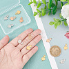 12Pcs 3 Colors 304 Stainless Steel Connector Charms STAS-DC0007-95-2
