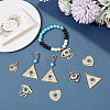 15Pcs 5 Style Rack Plating Alloy Enamel Pendants FIND-SC0004-09-5