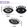 Evil Eye Shape Appliques DIY-WH0401-33-2