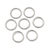 Tarnish Resistant 304 Stainless Steel Open Jump Rings STAS-J013-10x1mm-01-1