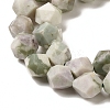 Natural Peace Jade Beads Strands G-K382-A15-02-4