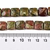 Natural Unakite Beads Strands G-T138-158-5