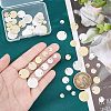 60Pcs 10 Style Brass Charms KK-PH0004-72-4