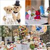 40pcs 4 Style Christmas Theme Plastic Doll Hat DIY-NB0006-44-5