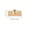 Wax Seal Brass Stamp Head AJEW-WH0215-038-2