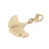 304 Stainless Steel Ginkgo Leaf Pendant Decoration STAS-S165-26G-2