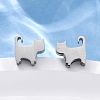 Tarnish Resistant 304 Stainless Steel Stud Earrings X-EJEW-F227-06P-4