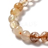 Natural Rutilated Quartz Beads Strands G-B029-B02-02-3