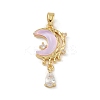 Rack Plating Brass Pendant KK-H476-09G-1