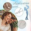 Mother's Day Ion Plating(IP) 304 Stainless Steel Charms STAS-UN0039-85-7