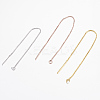 Brass Stud Earring Findings KK-F070-16-FF-1