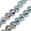 Electroplate Glass Bead Strands EGLA-S137-14mm-02-1