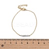 304 Stainless Steel Natural Labradorite Beads Link Bracelets BJEW-A036-15G-5
