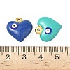 304 Stainless Steel Enamel Pendants STAS-I346-62G-3