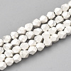 Electroplate Non-magnetic Synthetic Hematite Beads Strands G-T114-26A-2