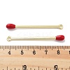 Rack Plating Alloy Enamel Pendants PALLOY-F311-07G-3