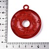 Spray Painted Alloy and Enamel Big Pendants PALLOY-T092-85B-3