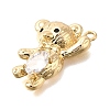 Brass Micro Pave Cubic Zirconia Pendants LS-KK-U061-24G-2