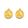 Golden Plated Alloy Enamel Charms LS-ENAM-Q437-13A-1