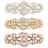 3Pcs 3 Colors Hotfix Rhinestone AJEW-FG0002-58-1