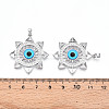 Brass Micro Pave Cubic Zirconia Pendants KK-N257-24P-3
