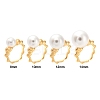 Brass Cuff Finger Ring Settings KK-L219-15C-G-4