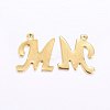 201 Stainless Steel Pendants STAS-O098-03G-M-2