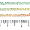 Transparent Painted Glass Beads Strands DGLA-A034-T2mm-A04-3