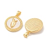 Natural White Shell Pendants KK-A214-19G-2