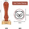1Pc Brass Stamp Head DIY-OC0008-42D-2