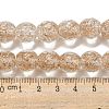 Handmade Gold Sand Lampwork Beads Strands LAMP-L079-06E-4