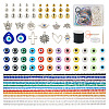DIY Evil Eye Bracelet Making Kit DIY-TA0004-43-2