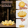 90Pcs Zinc Alloy Lotus Incense Burner Holder AJEW-WA0001-31-4