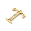 Rack Plating Brass Micro Pave Cubic Zirconia Pendant KK-H449-76G-07-2