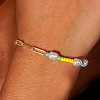 Bohemian Style Ppaerclip Chain Link Bracelets FI6672-2