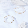 1 Pair 304 Stainless Steel Hoop Earrings For Women EJEW-LP0011-06A-3
