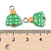 Christmas Theme Opaque Resin Pendants RESI-S08-01N-3