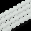 Imitation Jade Glass Beads Strands GLAA-T032-J6mm-MD01-1