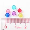 Mixed Crackle Glass Beads X-CCG-Q001-4mm-M-4