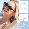 80Pcs 4 Styles 304 Stainless Steel Leverback Earring Findings STAS-AR0002-38-6