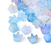Frosted Transparent Acrylic Beads FACR-T009-01B-1
