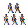 Rainbow Color Alloy Pendants PALLOY-S180-292-NR-1