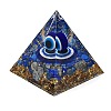 Evil Eye Orgonite Pyramid Resin Energy Generators G-A100-02A-2